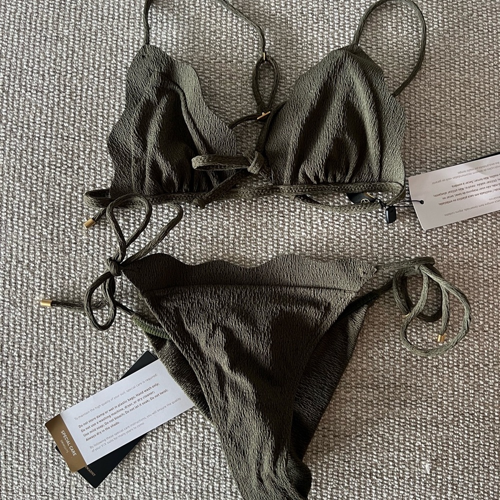 VIX Textured Bikini Set